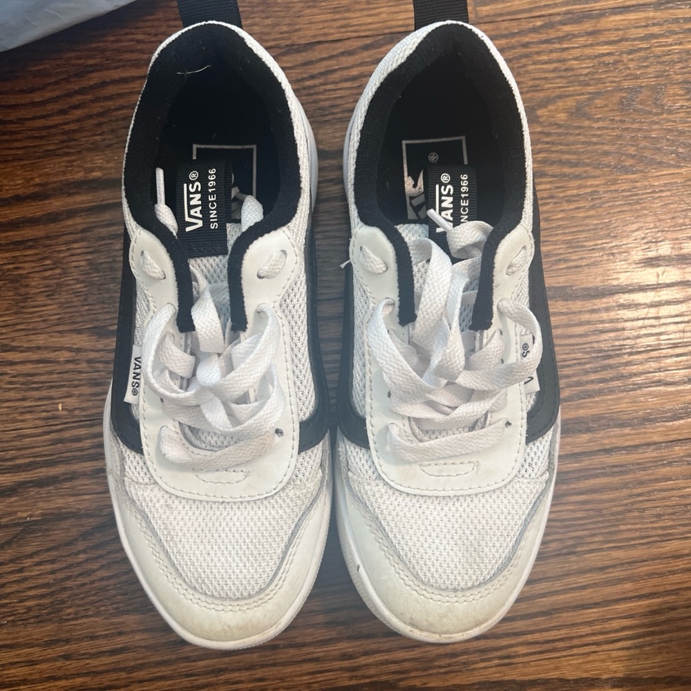 Vans Classic Black and White Sneakers